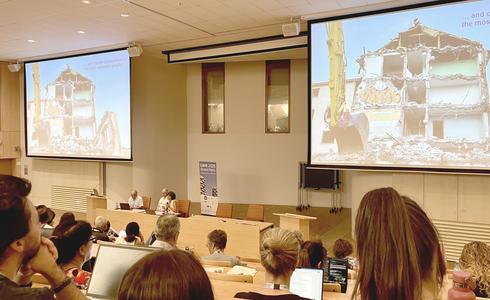 ETH Team (ReHousIn) presenting at the ENHR2025 conference