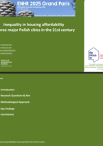 Inequality in housing affordability in three major Polish cities in the 21st century