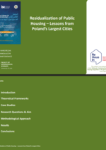 Residualisation of public housing – Lessons from Poland’s largest cities